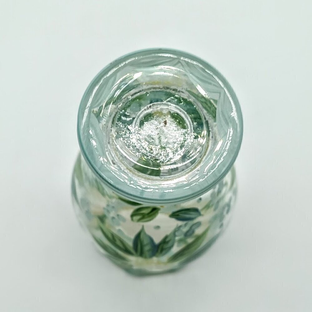 Tracy Porter Madeline Hand-Painted Blue Green Glass Bud Vase - Picture 5 of 5